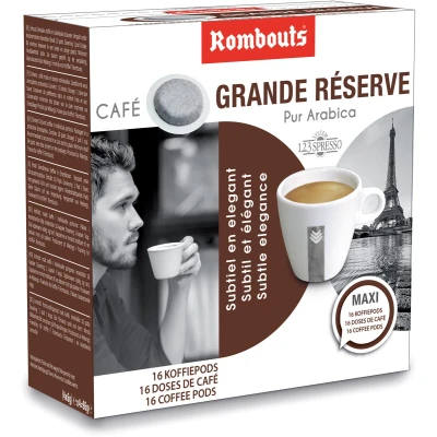 Afbeelding van koffiepads voor espresso Grande Réserve