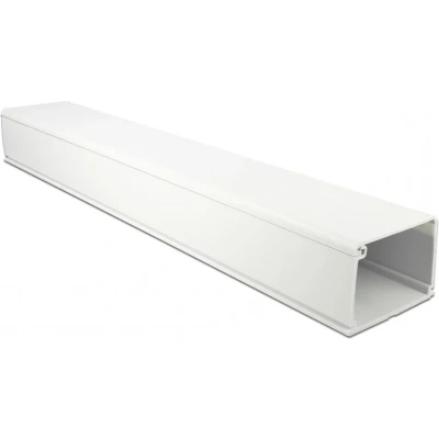 Afbeelding van Delock kabelgoot met deksel 83 x 54 mm lengte 1 m wit