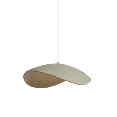 Afbeelding van Light &amp; Living Hanglamp Lonia Papier Maché 71cm Grijs