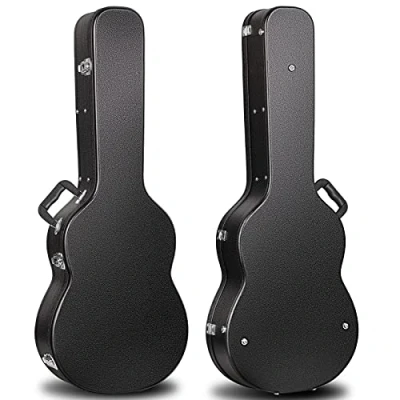 Afbeelding van CAHAYA Elektrische Gitaar Hard Shell Case Draagbare Vierkante Hardshell voor Standaard Gitaren Zwart, Universal Electric Case, Vierkant puur zwart