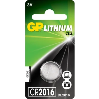 Afbeelding van Doosje GP CR2016 (DL2016) 3v Lithium knoopcel