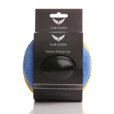 Afbeelding van Car Gods Wax Applicator Set met Handvat Perfect voor Reinigen, Waxen en Polijsten