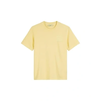 Afbeelding van Marc O&#039;Polo Denim Relaxed Tshirt print, Heren, Maat: Large, Pale yellow