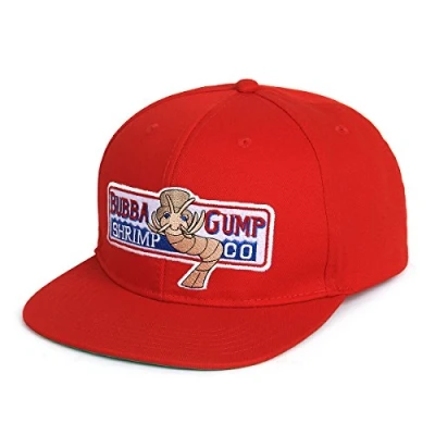 Afbeelding van Nofonda Forrest Gump Cap Bubba Shrimp Co Kostuum Snapback Hoed Gift, Rood, Eén Maat