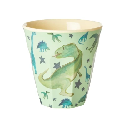 Afbeelding van Rice Melamine Beker Dino Medium