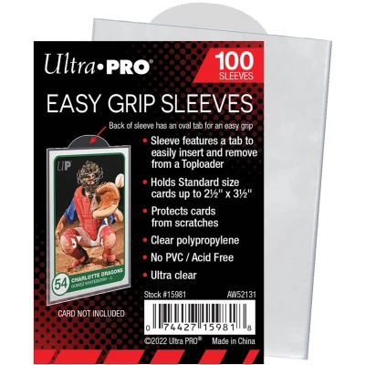 Afbeelding van Ultra Pro 15981 2 1/2&quot; X 3 Easy Grip Sleeves