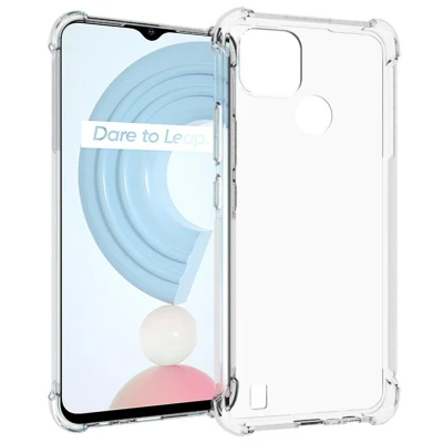 Afbeelding van Realme C21 Hoesje Siliconen en TPU (zacht) iMoshion Softcase/Backcover Transparant Telefoonhoesje