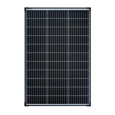 Afbeelding van enjoy solar Monokristallijn zonnepaneel, 100 W, 12 V, 182 mm, zonnecellen, 10 bus bars, ideaal voor camper, balkoninstallatie, tuinhuisjes, boot