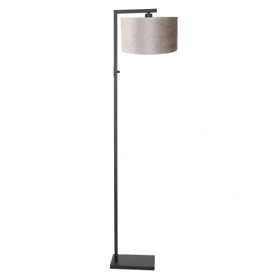 Afbeelding van Steinhauer Stang vloerlamp grijs metaal 160 cm hoog