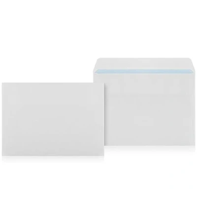 Afbeelding van LOGIC PACK enveloppen DIN C6 zonder raam Zelfklevend Envelop C6, witte 114 x 162 mm raam, verzendenveloppen Grote (500 stuks)