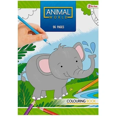 Afbeelding van Toi Toys Super kleurboek Wilde dieren