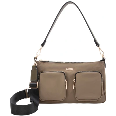 Afbeelding van L.CREDI schoudertas Penelope Crossbody Bag Forest olijfgroen