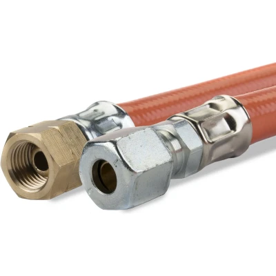 Afbeelding van Gimeg Gasslang Pvc 1/4 Inch Links X 6/8 Mm 1 M