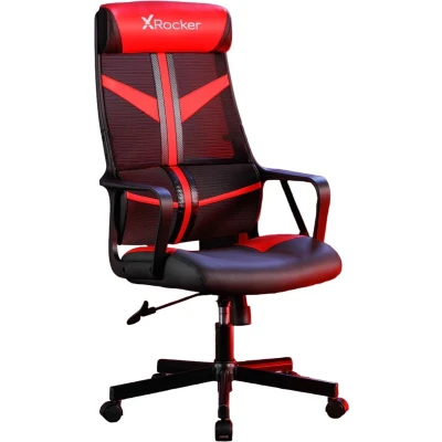 Afbeelding van X Rocker Helix PC Gaming Mesh Stoel Rood