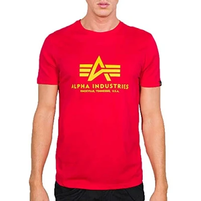 Afbeelding van Alpha Industries Basic T Shirt Speed Red L