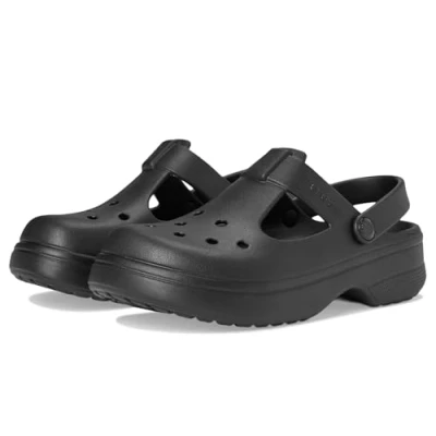 Afbeelding van Crocs Classic MARY JANE Unisex Badslippers voor kinderen, Maat: 34/35, Black Kunststof