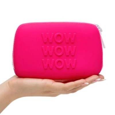 Afbeelding van Happy Rabbit WOW Opbergtas met Rits Klein Roze