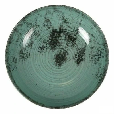 Afbeelding van Diep bord La Mediterránea Aspe Turkoois Ø 22,7 x 5 cm (12 Stuks)