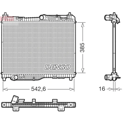 Afbeelding van Denso Radiateur DRM10123