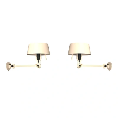 Afbeelding van Tonone Bolt Bed Underfit wandlamp install set van 2 Lightning White