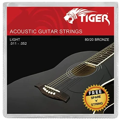 Afbeelding van TIGER Akoestische gitaar Strings_P Single Pack