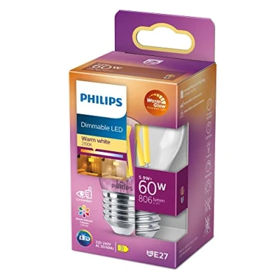 Afbeelding van Philips Led Classic 60w P45 E27 Wgd90 Cl Srt4 Verlichting