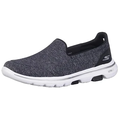 Afbeelding van Skechers Go Walk 5 Honor, voor dames, Zwart/Wit, 39 EU