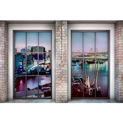 Afbeelding van Komar Vliesbehang Loft (4 stuks)