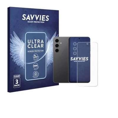 Afbeelding van Savvies Screenprotector voor Samsung Galaxy S24 FE (Voor+Camera) Folie Beschermfolie transparant (6 Stuks)