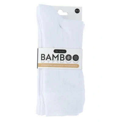 Afbeelding van Naproz Bamboo Airco Sokken Wit 3 Pack 39 42