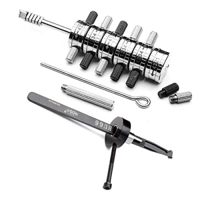 Afbeelding van Loboo Idea Premium Tibbe Lock Pick/Decoder Hand Tool en HU66 VW Inner Groove Picks Tool. Pick Tool/Automotive Tools Slotenmaker Lockpicking Gereedschap