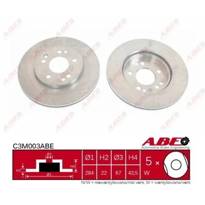 Afbeelding van ABE Remschijven C3M003ABE