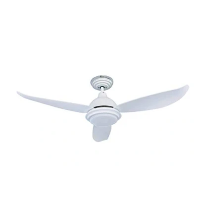 Afbeelding van moderne design Plafondventilator Pepeo Raja met dimbare LED verlichting en afstandsbediening 122cm Wit Energiezuinige stille DC Motor 3 lichtkleuren Omkeerbare winter zomerstand, timer