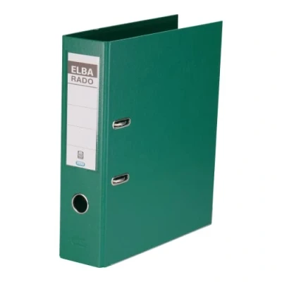 Afbeelding van Elba Ordner A4, rado plast, 8 cm breed, kunststof, groen, 1 stuk