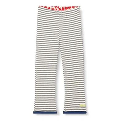 Afbeelding van loud + proud Omkeerbare broek, GOTS gecertificeerd, grijs, 110/116 cm