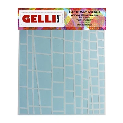 Afbeelding van Gelli Arts Laddersjabloon, kunststof, wit, 33 x 22,9 0,1 cm