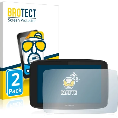 Afbeelding van BROTECT Screenprotector voor TomTom Go Professional 620 Folie Beschermfolie matte (2 Stuks)