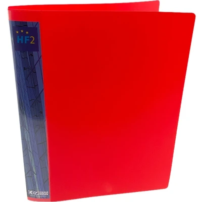 Afbeelding van Basic Ringband Rood Polypropyleen met 4 Ringen inclusief interieur