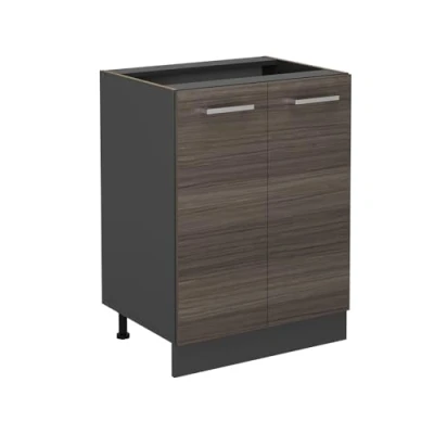 Afbeelding van Vicco Keukenonderkast R Line, Edel grijs/Antraciet, 60 cm zonder werkblad