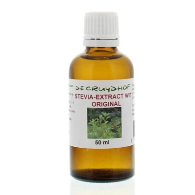 Afbeelding van Cruydhof Stevia Wit Original, 50 ml