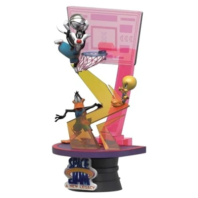 Afbeelding van Beast Kingdom Space Jam New Legacy DS 071 Sylvester &amp; Tweety D Stage Statue