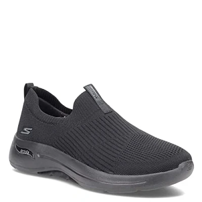 Afbeelding van Skechers Performance GO WALK ARCH FIT Stretch SLIP ON Sportieve wandelschoenen, Dames, Maat: 43, Black Textiel