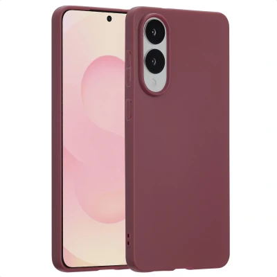 Afbeelding van Samsung Galaxy S25 Edge Hoesje Siliconen en TPU (zacht) imoshion Softcase/Backcover Rood Telefoonhoesje