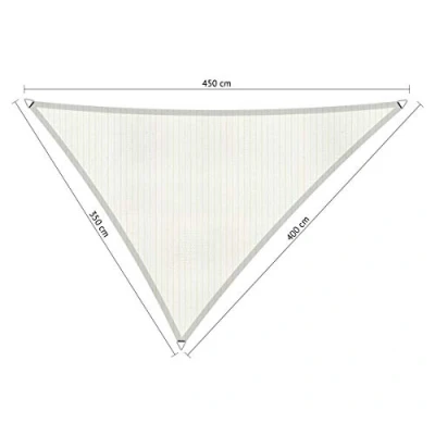Afbeelding van Shadow comfort schaduwdoek driehoek 3 x 4 m Arctic White