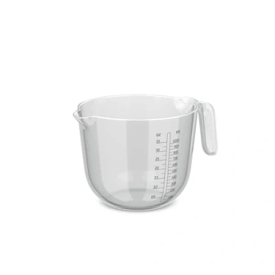 Afbeelding van Mepal Maatbeker Chef it 1000 ml Maataanduiding Vaatwasmachinebestendig Bakspullen Transparent