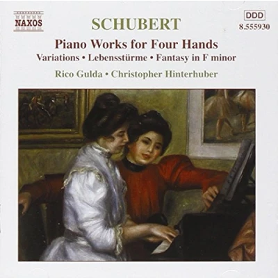 Afbeelding van Rico Gulda &amp; Christopher Hinterhuber Schubert: Piano Works For Four Hands (CD)