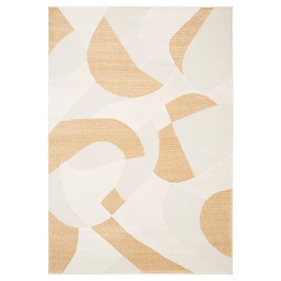 Afbeelding van Design Vloerkleed Forme Pierre Abrikoos 200x290 Cm