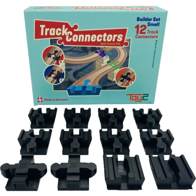 Afbeelding van Builder Set Small 12 Brio Duplo Adapters Treinbaanonderdelen Houten Treinbaan