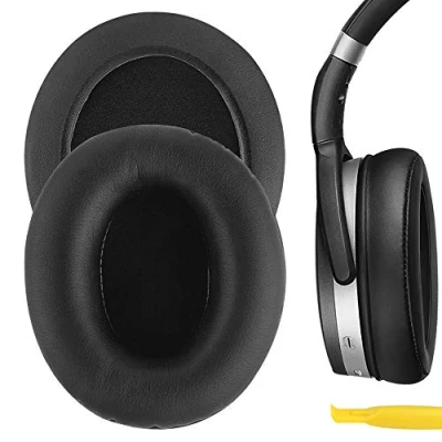Afbeelding van Geekria oorkussens voor Sennheiser HD415, HD435, HD465, HD485, ATH PR05, T22, T44, T3 Hoofdtelefoon Vervanging Oorkussen/Oordoppen/Oordop/Reparatieonderdelen