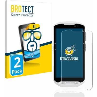 Afbeelding van BROTECT Screenprotector voor Zebra TC57 Folie Beschermfolie transparant (2 Stuks)